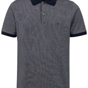 Dunhill blue cotton pole and silk