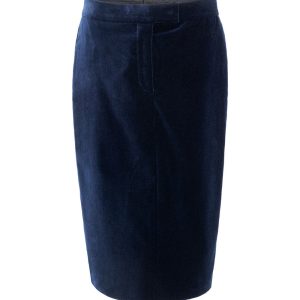 Tom Ford blue velvet skirt