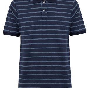 Dunhill cotton blue striped pole