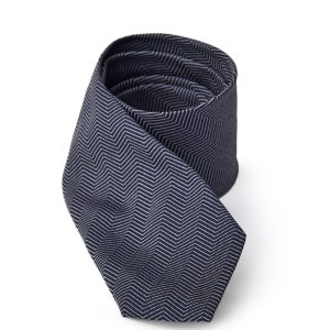 Blue Silk Tie 7 cm Jil Sander