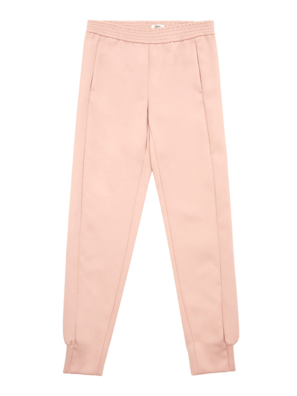 Pants with elastic tissue elastic