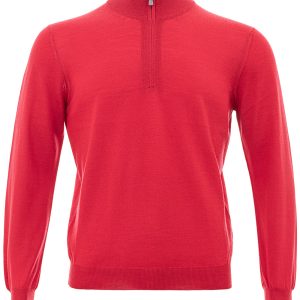 Maglia Lupetto Ciclamino con Mezza Zip Gran Sasso