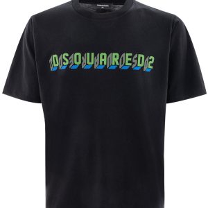 Over t-shirt with dsquared2 logo