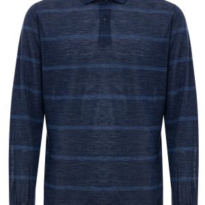 Polo Corneliani lana manica lunga
