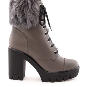 Combat boot with internal fur Giuseppe Zanotti