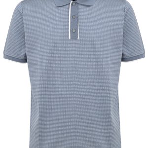 Cotton pole with jacquard printing Dunhill