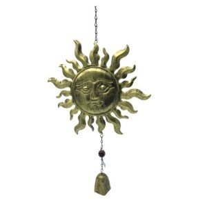 Gold and Silver Sun Hanging Wind Chime Assorted Styles