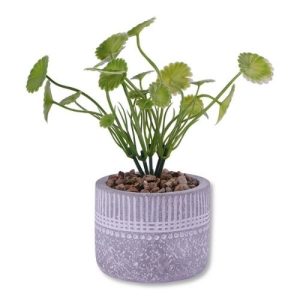 In Bloom Patterned Grey Pot Artificial Plant Assorted Designs