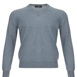 Maglione Cashmere Scollo a V Gran Sasso