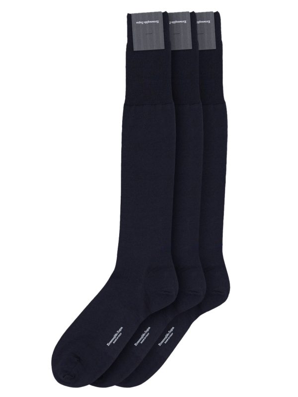 Tripack socks in mixed Merinos Zegna wool