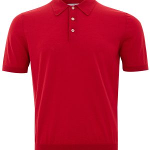 Polo Rossa in Cotone Gran Sasso
