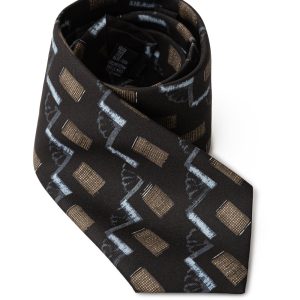 Giorgio Armani black tie in silk