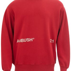 Red sweatshirt with Ambush logo