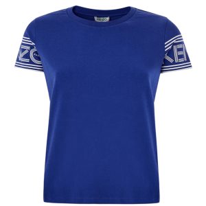 Kenzo electric blue cotton t-shirt