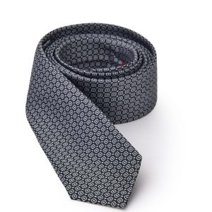 7 cm tie in dark gray silk jil sander
