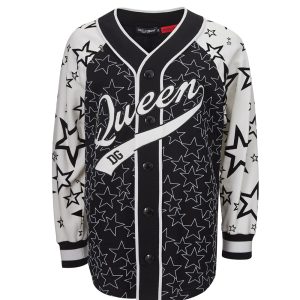 Sweatshirt with 'D&G Queen' Dolce & Gabbana buttons