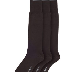 Tripack socks in mixed Merinos Zegna wool