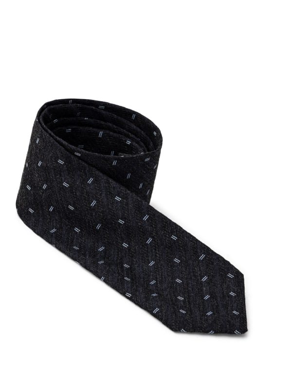 7 cm tie in Silk Jacquard Jil Sander