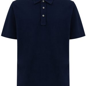 Polo Canali manica corta blu