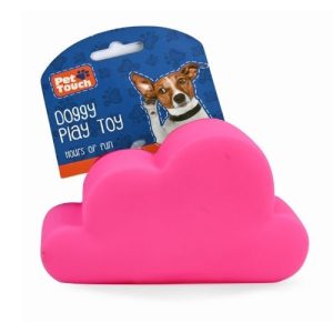 Squeaky Colourful Cloud Dog Toy Assorted Shades