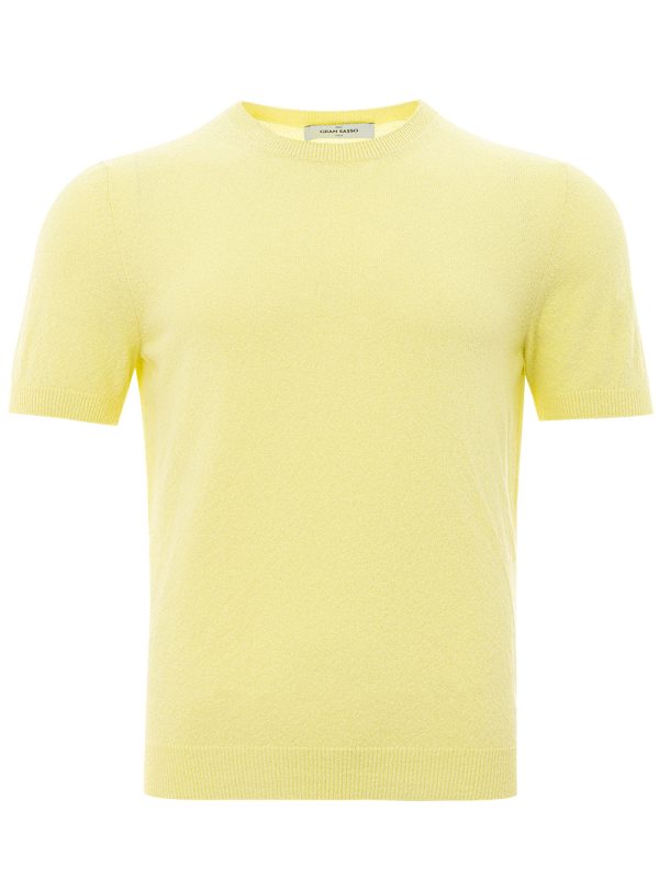 T-Shirt Mezzo Manica in Giallo Gran Sasso