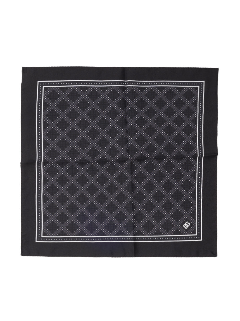 Pochette da taschino con stampa geometrica Dolce & Gabbana