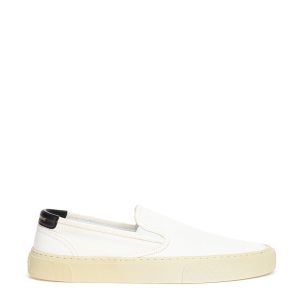Slip on in Canvas White Saint Laurent