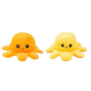 Reversible 2-in-1 Flip'Ems Plush Octopus Toy Assorted Colours