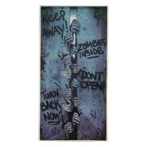 Halloween Creepy Zombie Door Cover H148cm