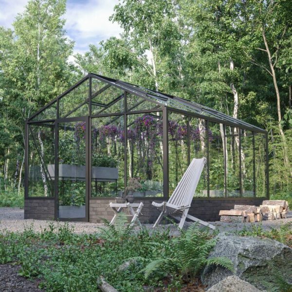 Wall Greenhouse | Aluminum - Greenhouse on Wall