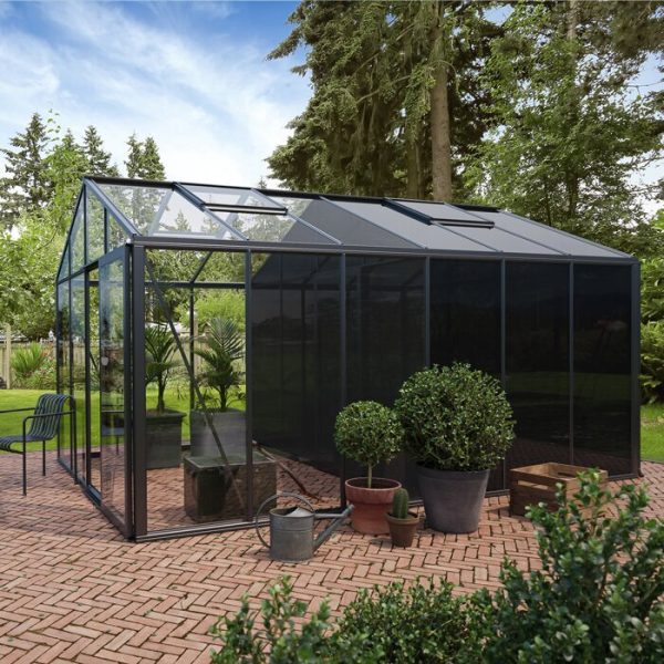 Aluminum Greenhouses with Storage Space | Aluminum - Greenhouse with Built-In Storage