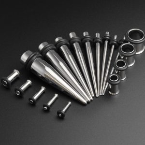 Surgical Steel Taper & Single Flare Tunnel Kit