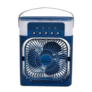 Portable Air Cooler Mist Fan Humidifier With Night Light and 600ML Capacity