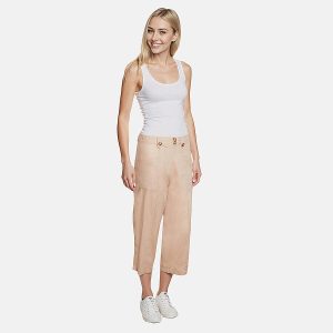 Charlotte West Linen Woven Jean and Pant-Trouser
