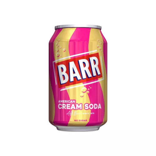 Barr Cream Soda Fizzy Drink Can 330ml