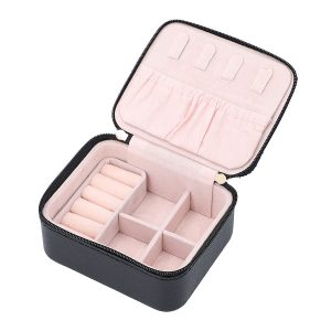Travel Jewelry & Accessories Box with Removable Sections