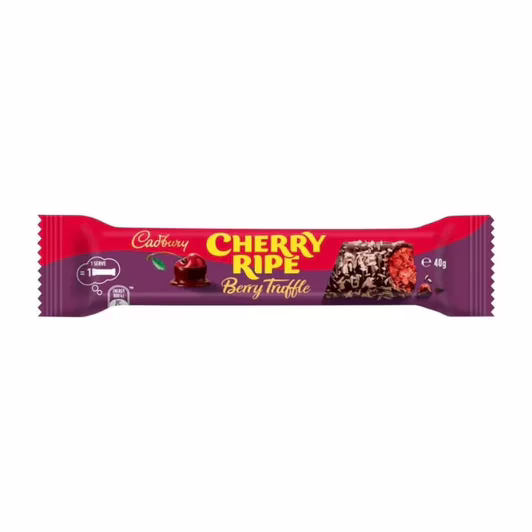 *** PAST BBE: 25/03/2025 - Cadburys Cherry Ripe Berry Truffle 40g - *AUSTRALIA* - CLEARANCE ***