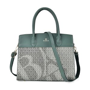 Leatherette Crossbody Bag with Shoulder Strap and Handle Drop