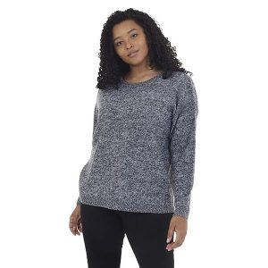 Brave Soul Acrylic Womens Jumper (Size 1x1 cm) - Black and Cream