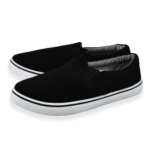 Mens Boston Canvas Shoes (Size 7) - White