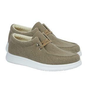 Mens Canvas Alberto Shoes - Beige