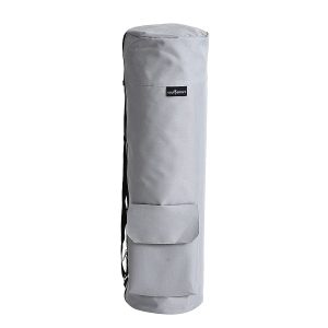Polyester Solid Belt Bag (Size 70x20x1 ) - Light Gray & Navy