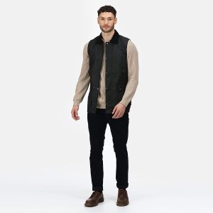 Regatta Mens Banbury Wax Bodywarmer - Black