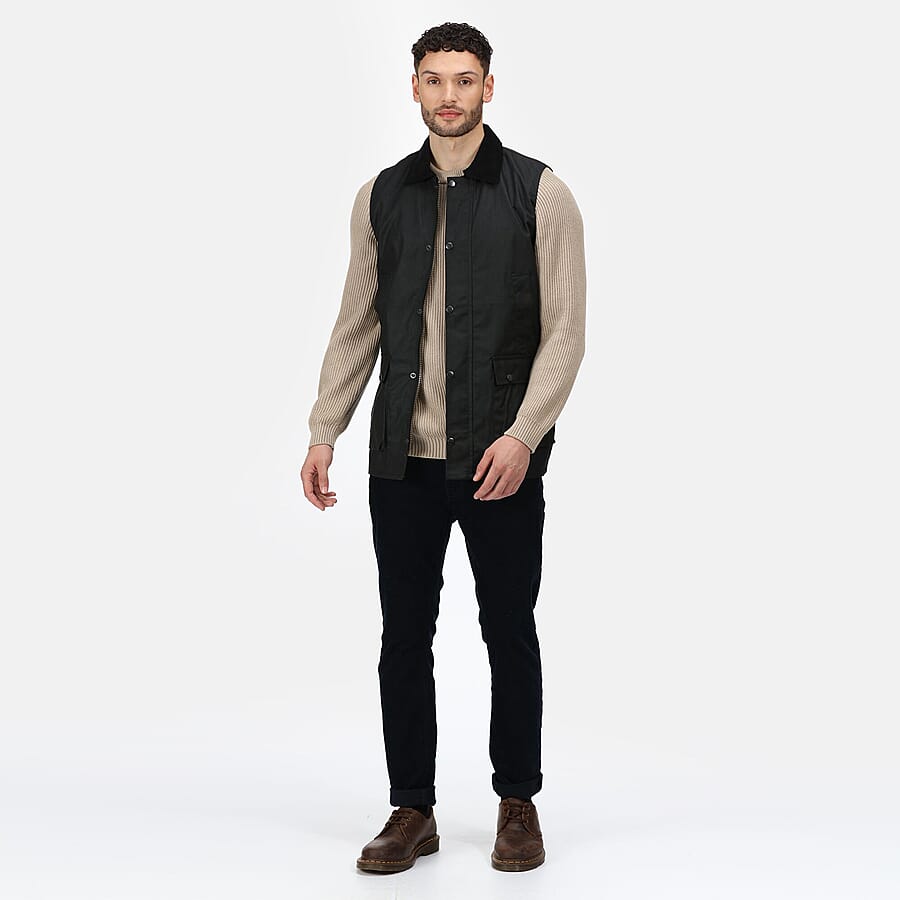 Regatta Mens Banbury Wax Bodywarmer - Black