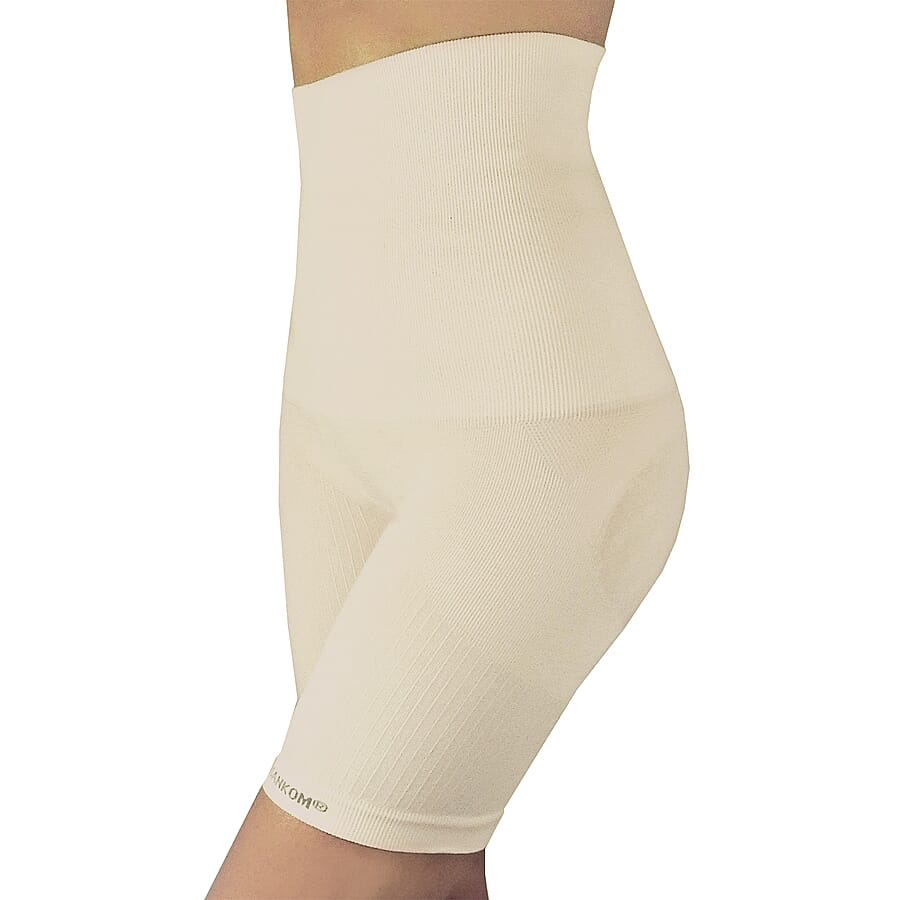 SANKOM SWITZERLAND Patent Premium Organic Cotton Shapers Ivory - (UK Size L/XL: 16-18)