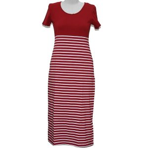 SUGARCRSIP Short Sleeve T-Shirt Maxi Dress