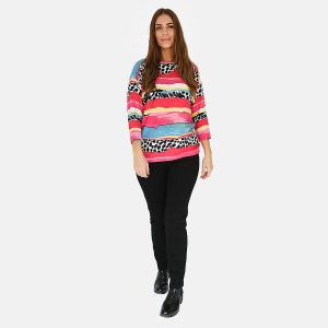 MudFlower Round Neck Ladies Jumper