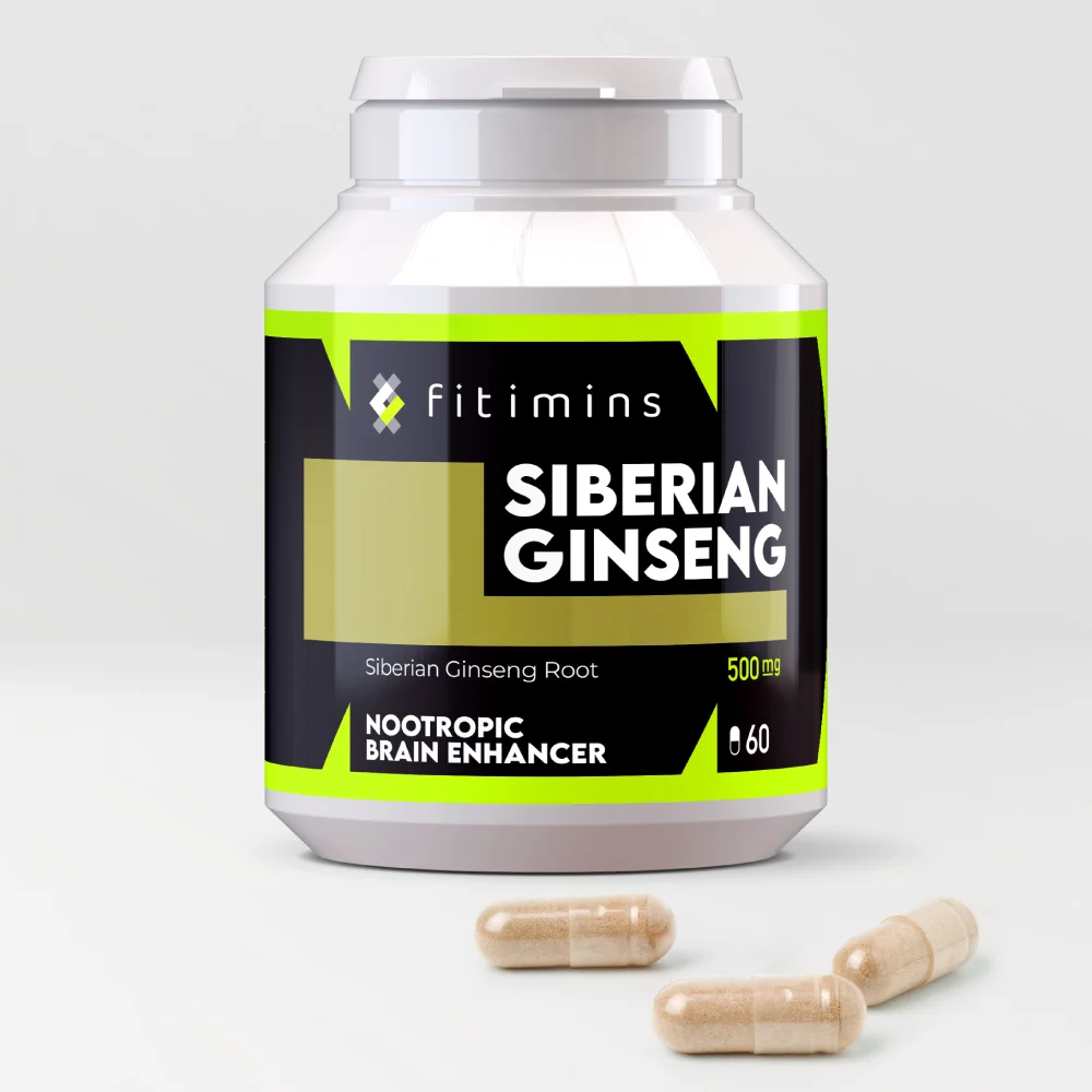 Siberian Ginseng 500mg Capsules