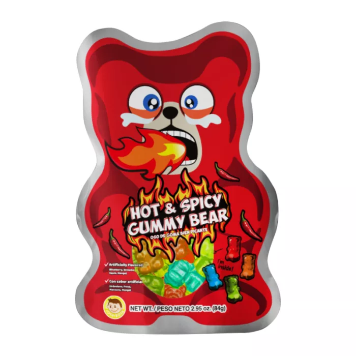 Pocas Hot & Spicy Gummy Bear - 2.95oz - 84g (USA)