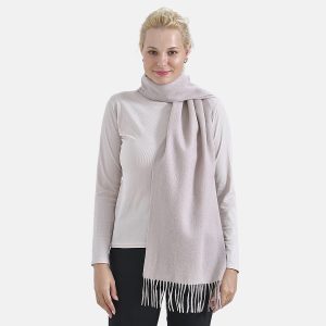 Merino Wool Solid Warm Scarf